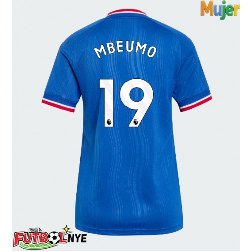 Camiseta Manchester United Bryan Mbeumo #19 Visitante Equipación para mujer 2026-27 manga corta